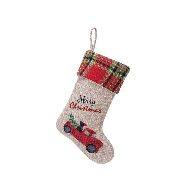 Christmas Decoration Supplies Car Linen Stockings Suit