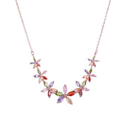 AAA Zircon Colorful Necklace - Sparkling Fashion Accessory for Christmas Tree & Holiday Décor