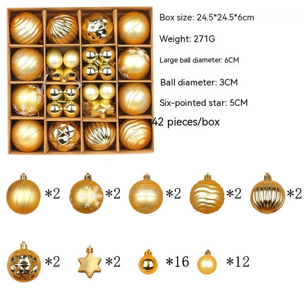 Christmas Tree Decoration Colorful Ball Gift Set