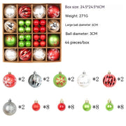 Christmas Tree Decoration Colorful Ball Gift Set