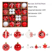 Christmas Tree Decoration Colorful Ball Gift Set